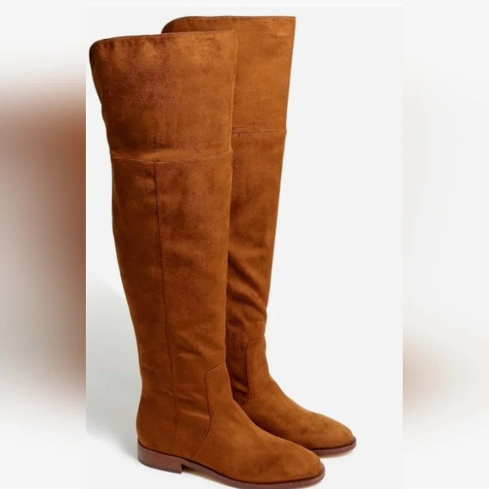 J Crew Over The Knee Micro Suede Boot